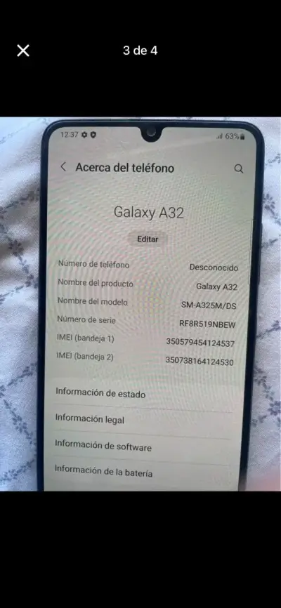 Celular Samsung con funda a32 - miniatura 2