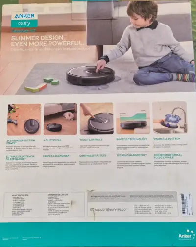 Robot aspirador Eufy con accesorios - miniatura 6