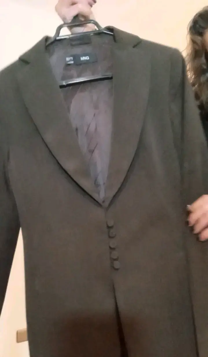 Blazer Mango café chocolate. Talla 36/38 - 1