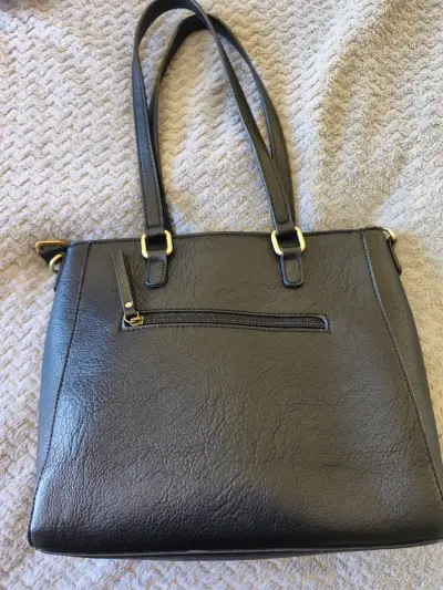 Cartera negra Amphora elegante - miniatura 2