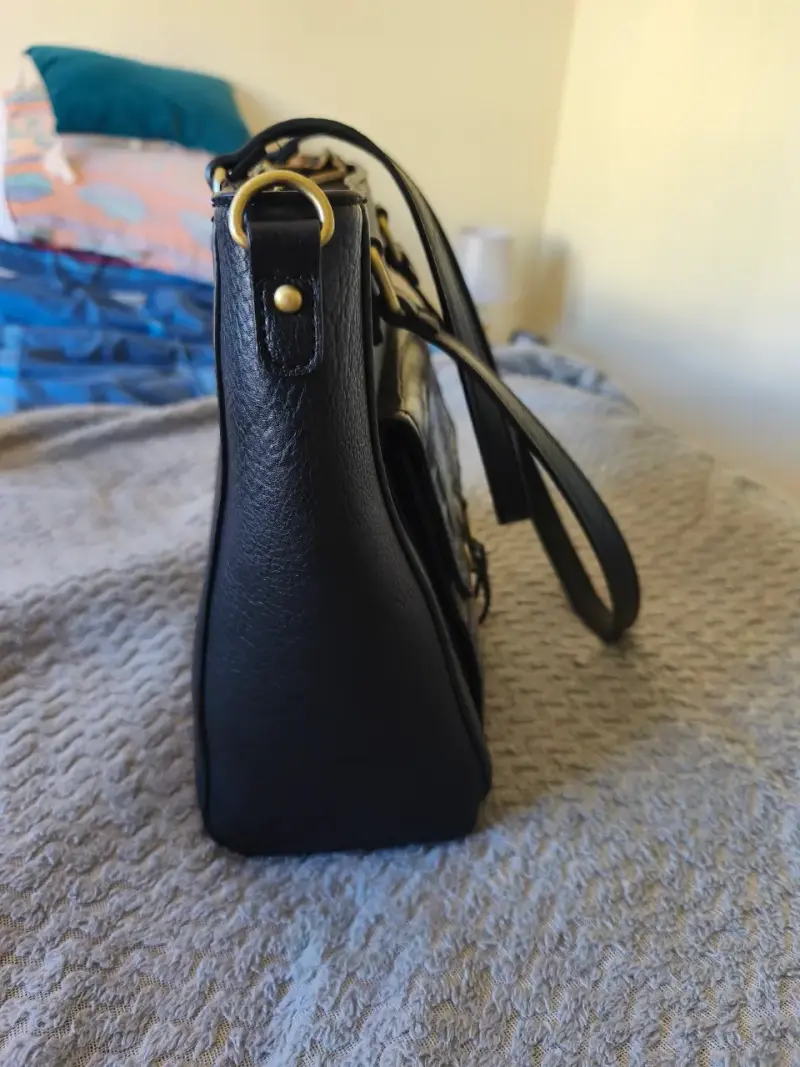 Cartera negra Amphora elegante - 3