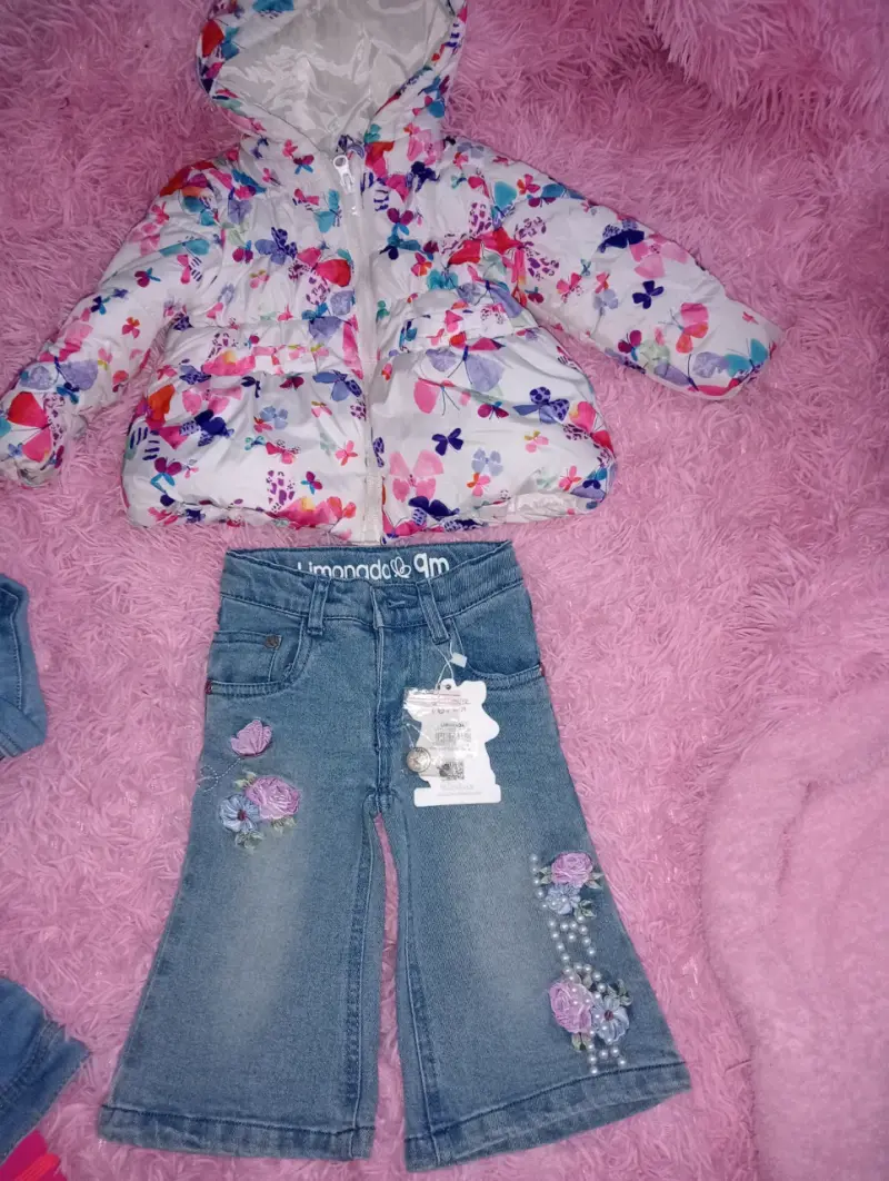 Set chaqueta y jeans niña - 7