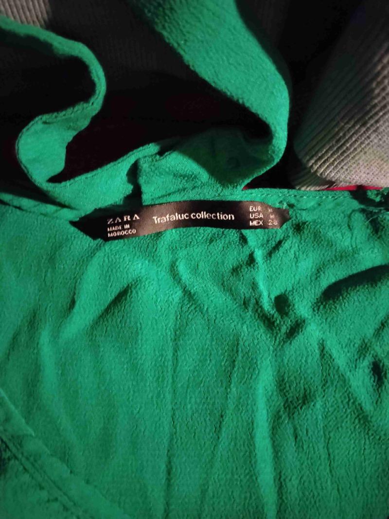 Blusa verde manga larga - 2