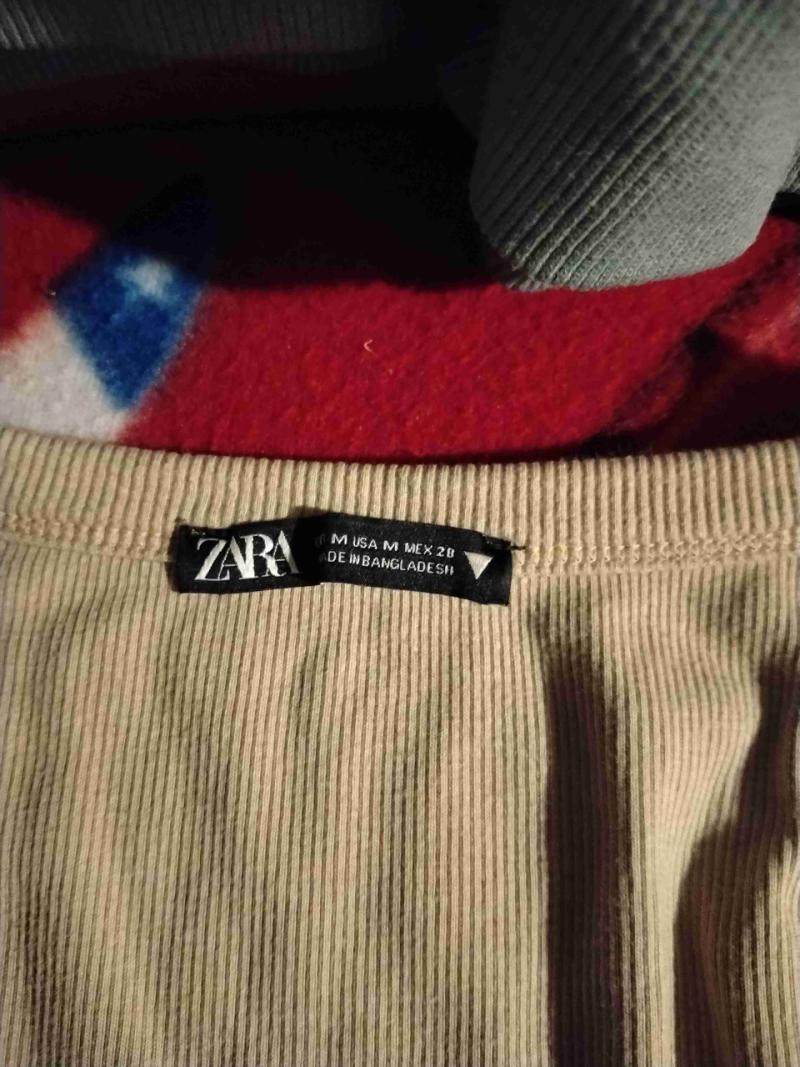 Polera sin mangas beige - 2
