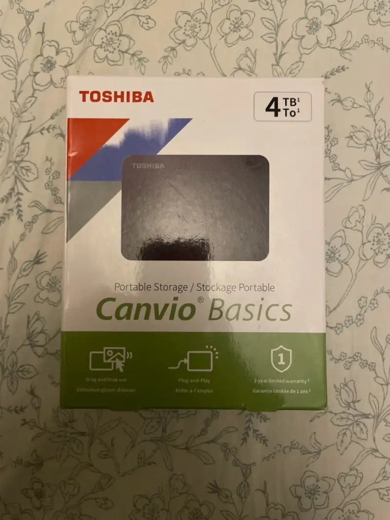 Disco duro externo Toshiba 4TB - 1