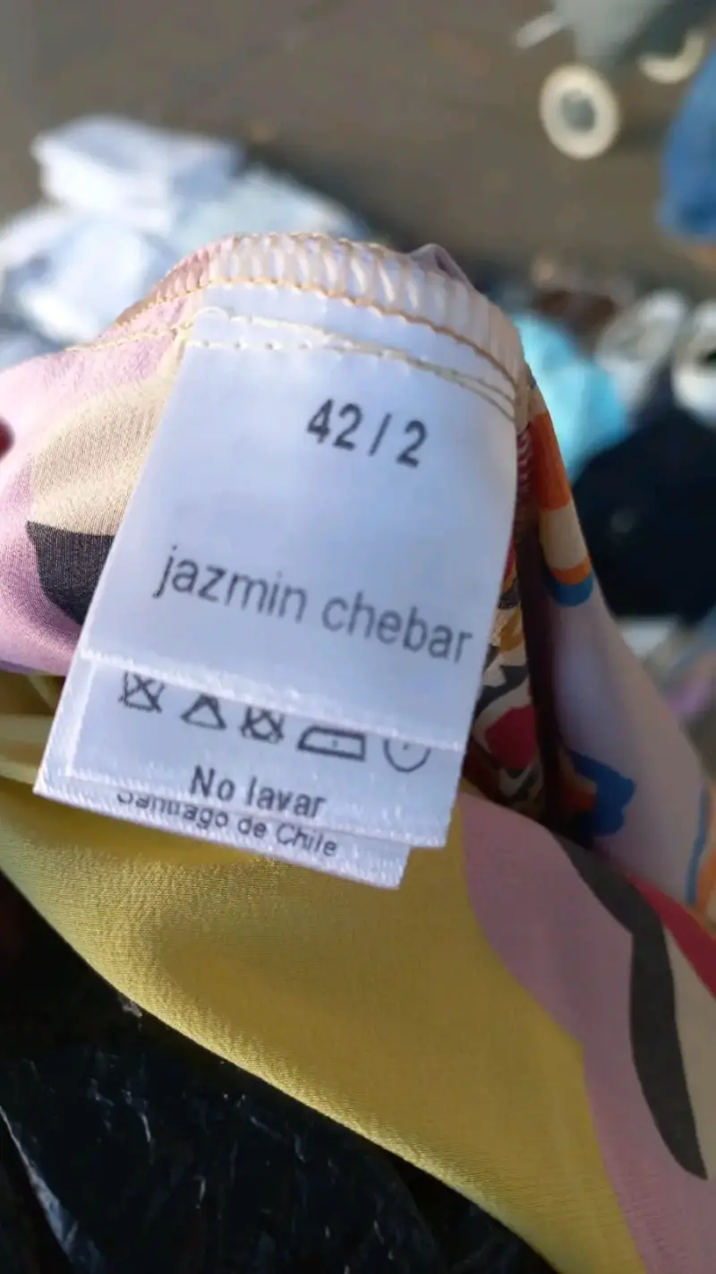 Blusa de diseñador Jasmín Chebar original - 4