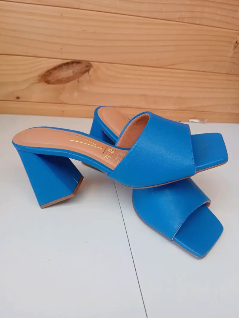 Sandalias azules con tacón Vizzano - 2