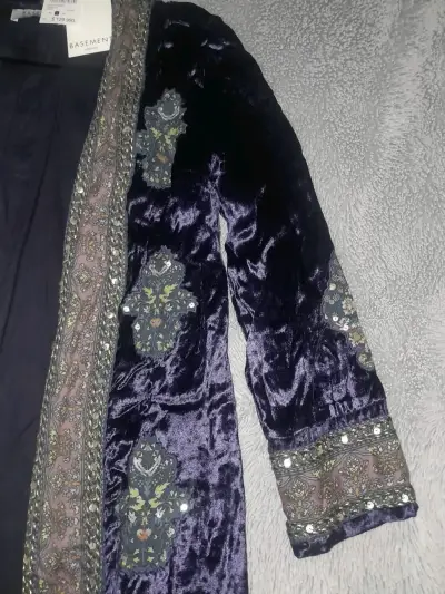 Chaqueta de terciopelo Basement - miniatura 3