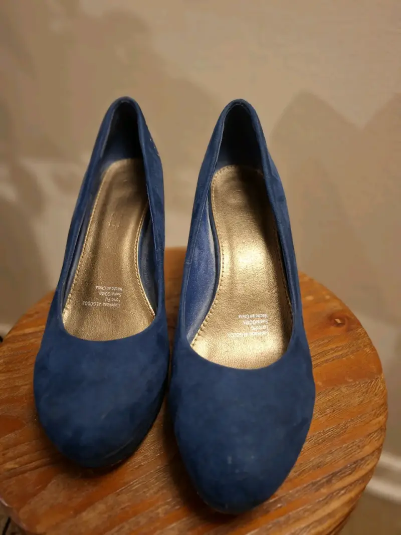 Zapatos azul con plataforma - 3