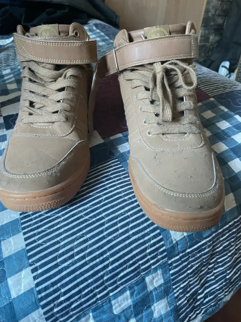 Zapatillas marrones café - 1