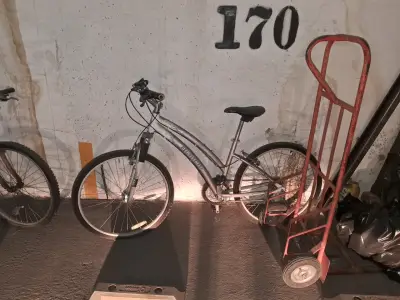 Bicicleta de montaña gris - miniatura 2