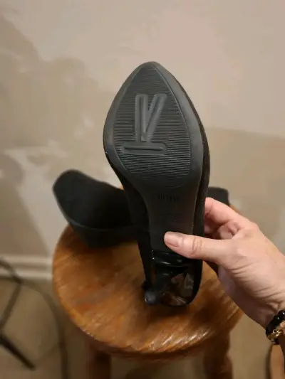 Zapatos Vizzano de tacón negro mujer - miniatura 3