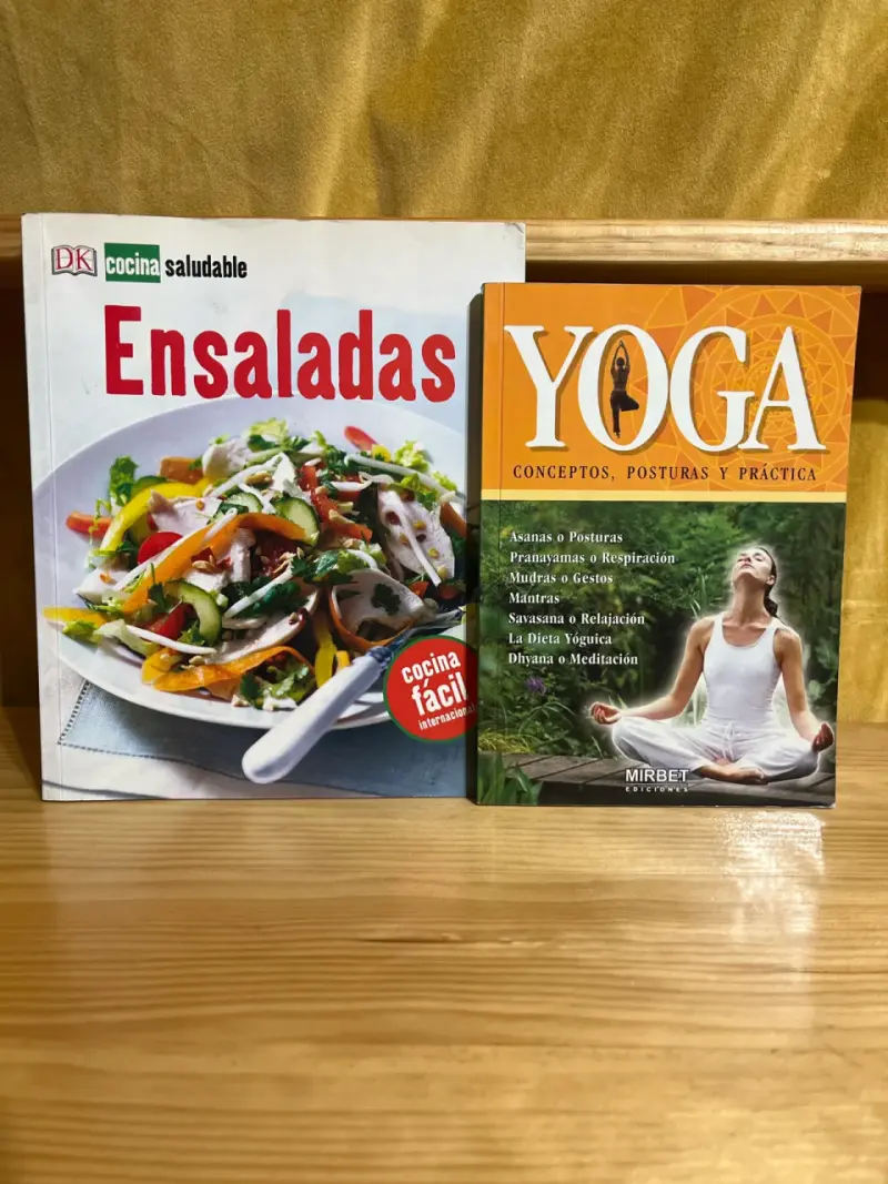 Libros cocina y yoga - 1