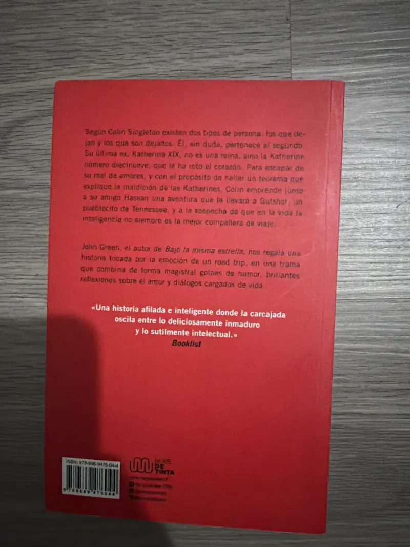 Libro El Teorema Katherine - 2