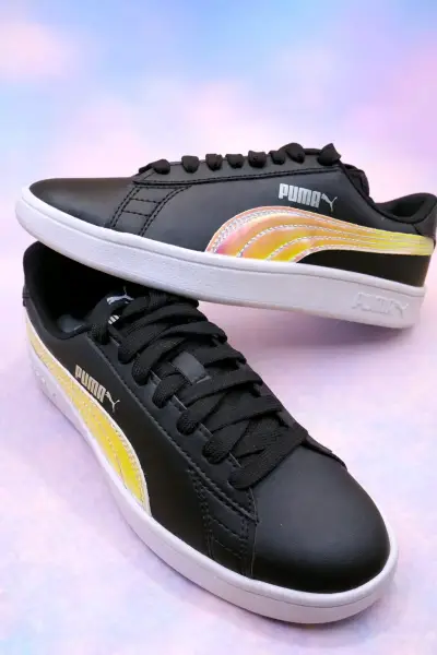 Zapatillas Puma negras con diseño - miniatura 2