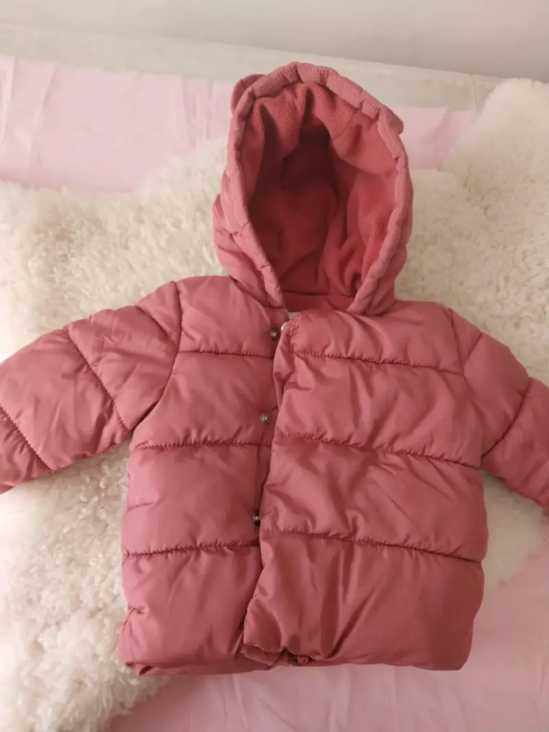 Chaqueta infantil rosada - 1