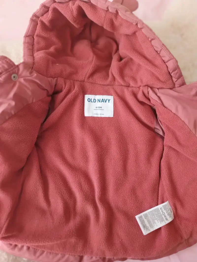 Chaqueta infantil rosada - 4