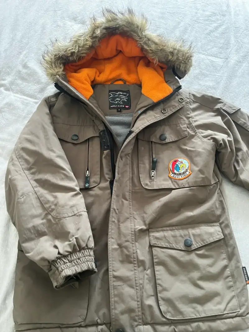 Parka infantil con capucha - 1