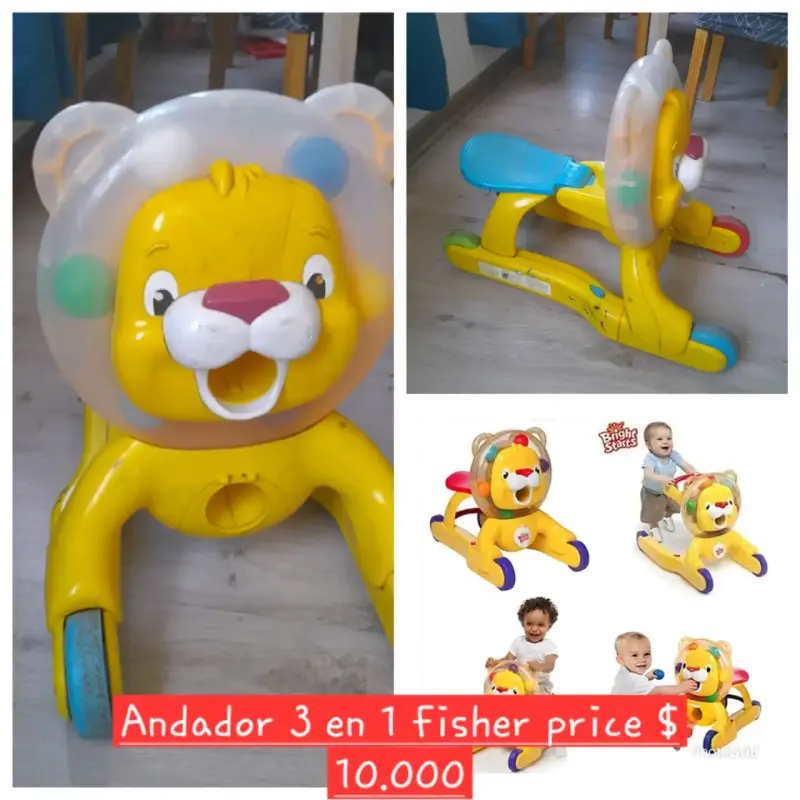 Andador 3 en 1 para niños