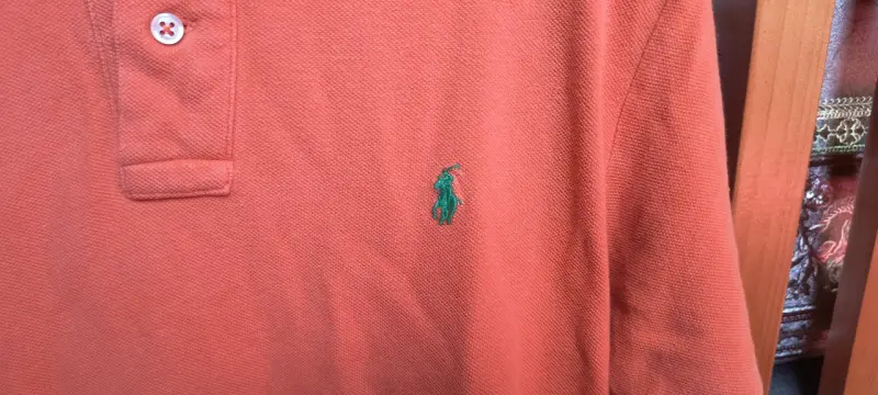 Polera polo naranja - 2