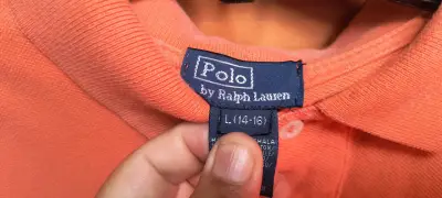 Polera polo naranja - miniatura 4
