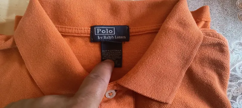 Polera polo naranja - 6