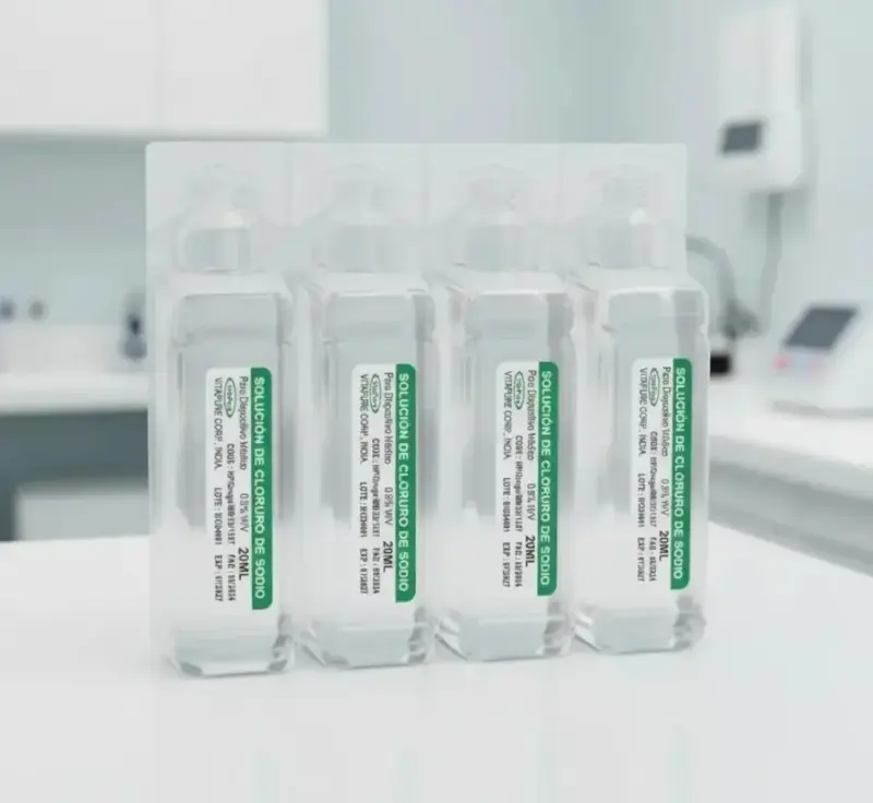 Suero Fisiológico 0,9% 20ml Pack 10 Unidades Estér - 2