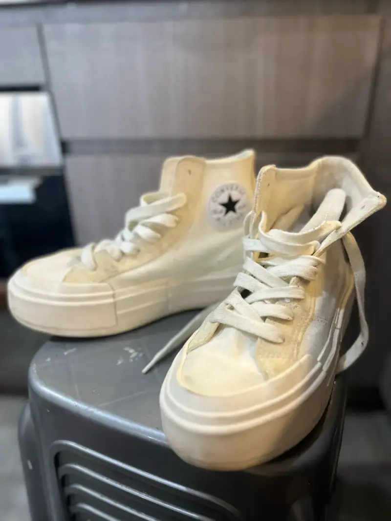 Zapatillas altas blancas Converse