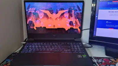 Notebook gaming HP Victus ryzen 5, rtx 2050 - miniatura 1