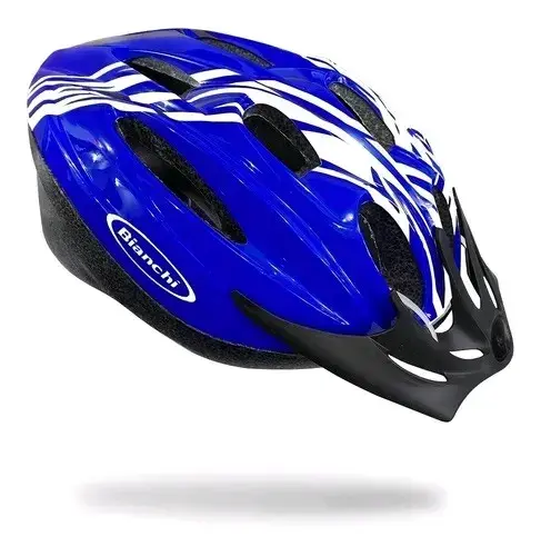 Casco ciclismo azul Bianchi