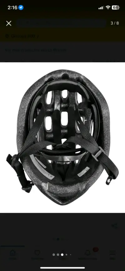 Casco ciclismo azul Bianchi - miniatura 2