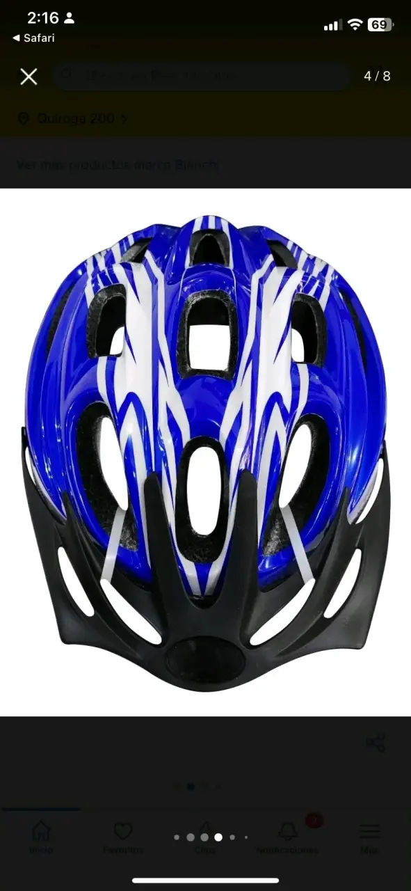 Casco ciclismo azul Bianchi - 4