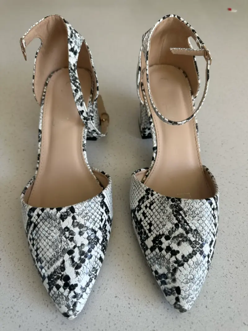 Zapatos de tacón animal print - 1