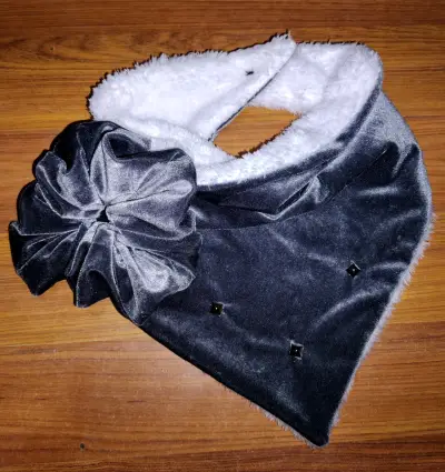 Bandana + maxi scrunchie de terciopelo - miniatura 7