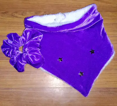 Bandana + maxi scrunchie de terciopelo - miniatura 8