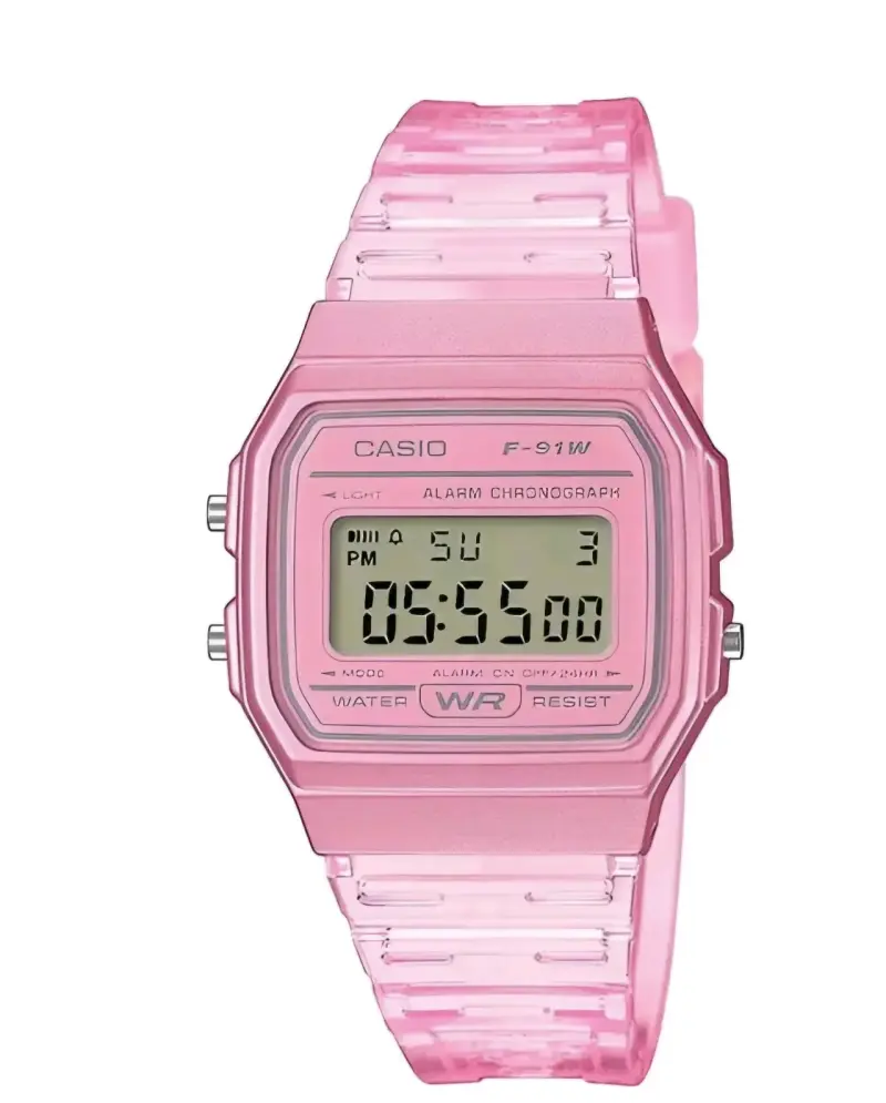 Reloj digital Casio rosa - 3