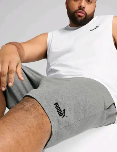 Short deportivo gris Puma - miniatura 1