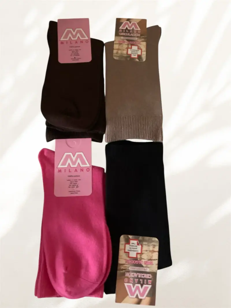 Calcetines mujer bambú con cobre y algodón - 3