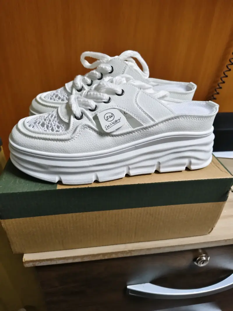 Zapatillas plataforma blancas - 2
