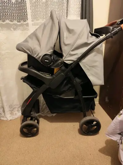 Coche para bebé gris Infanti - miniatura 1