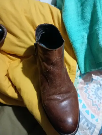 Botines marrones de cuero - miniatura 4