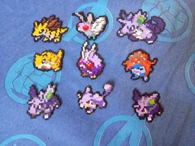 Figuras pokemon hama beads - miniatura 2