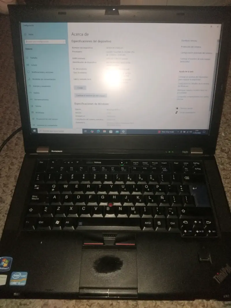 Notebook Lenovo T420 con cargador - 2