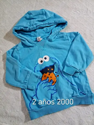 Polerón azul con capucha - miniatura 2