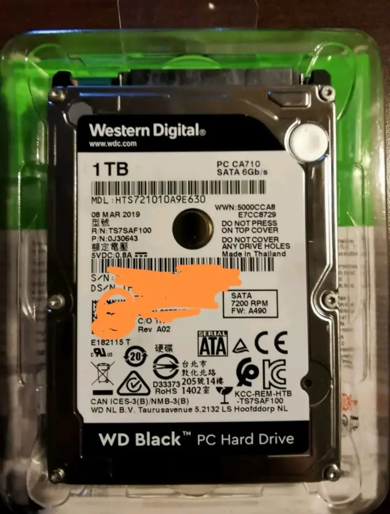 Disco duro Western Digital 1TB