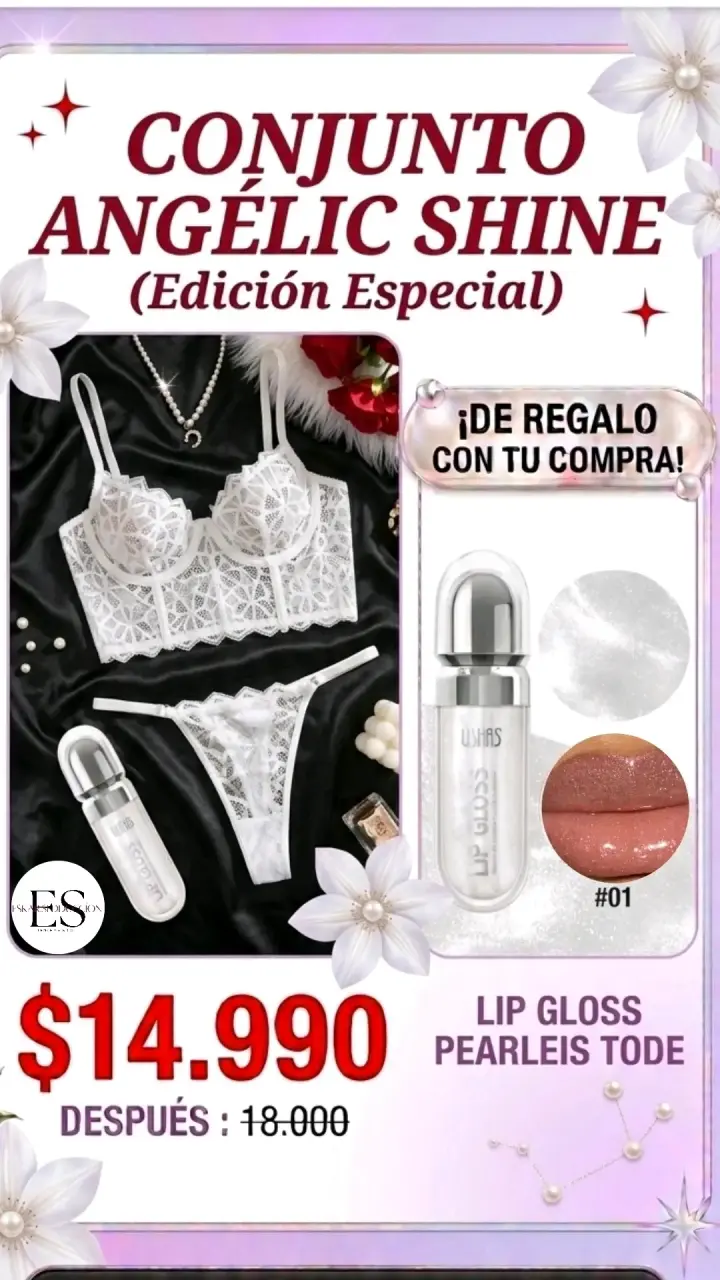 Set lencería rojo pasión y mas - 3