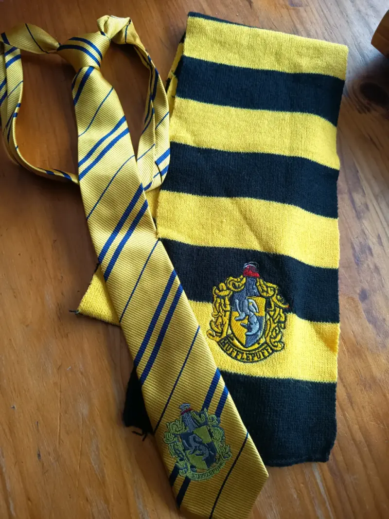 Túnica negra de Hogwarts y Gryffindor - 2