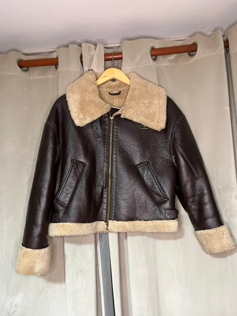 Chaqueta de cuero con forro - 2