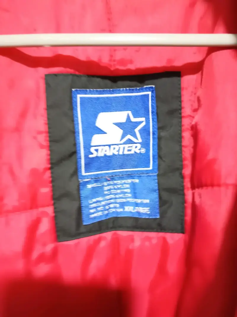 Chaqueta negra Starter vintage - 2