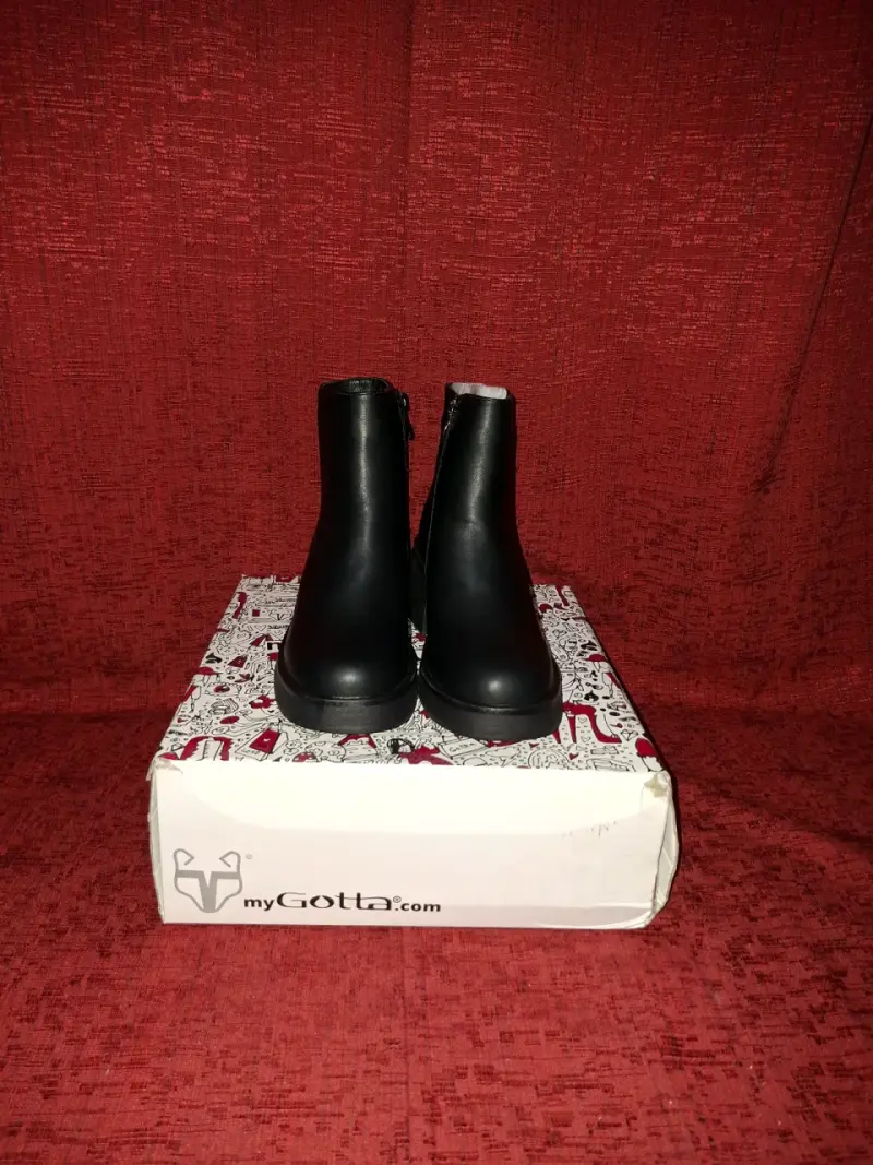 Botines negros con cierre lateral - 2